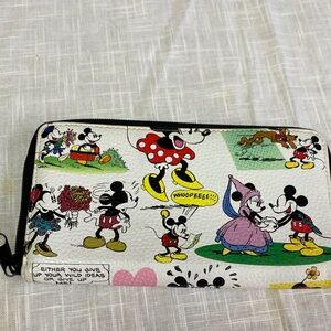 Mickey and Minnie Mouse Cartoon Wallet